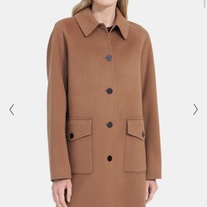 Theory Wool Cashmere Relaxed Coat